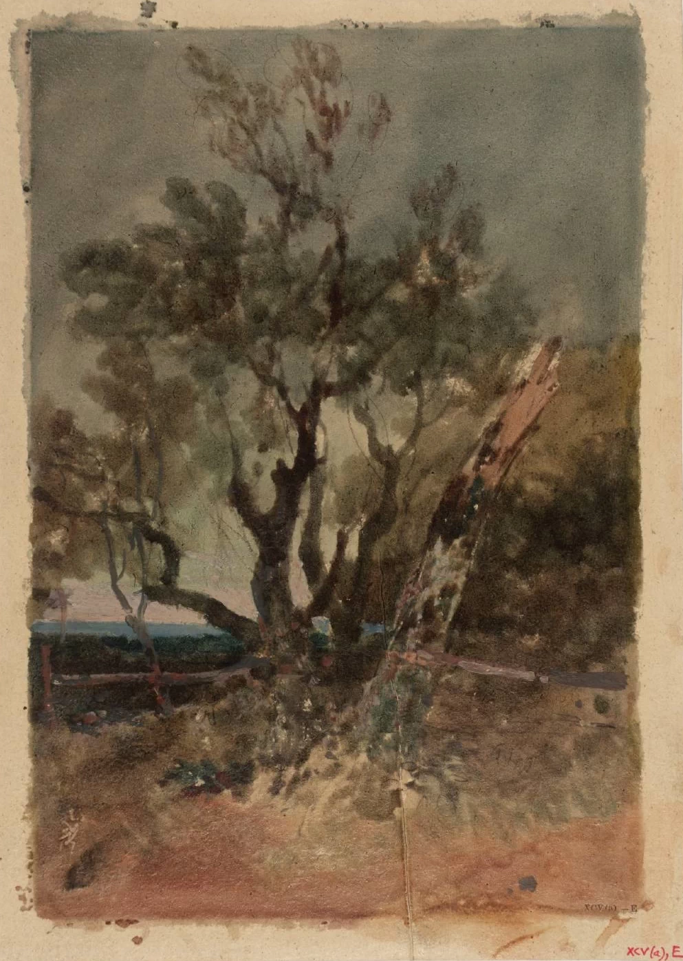 Un effetto serale Alberi a Knockholt - Tate Britain, Londra